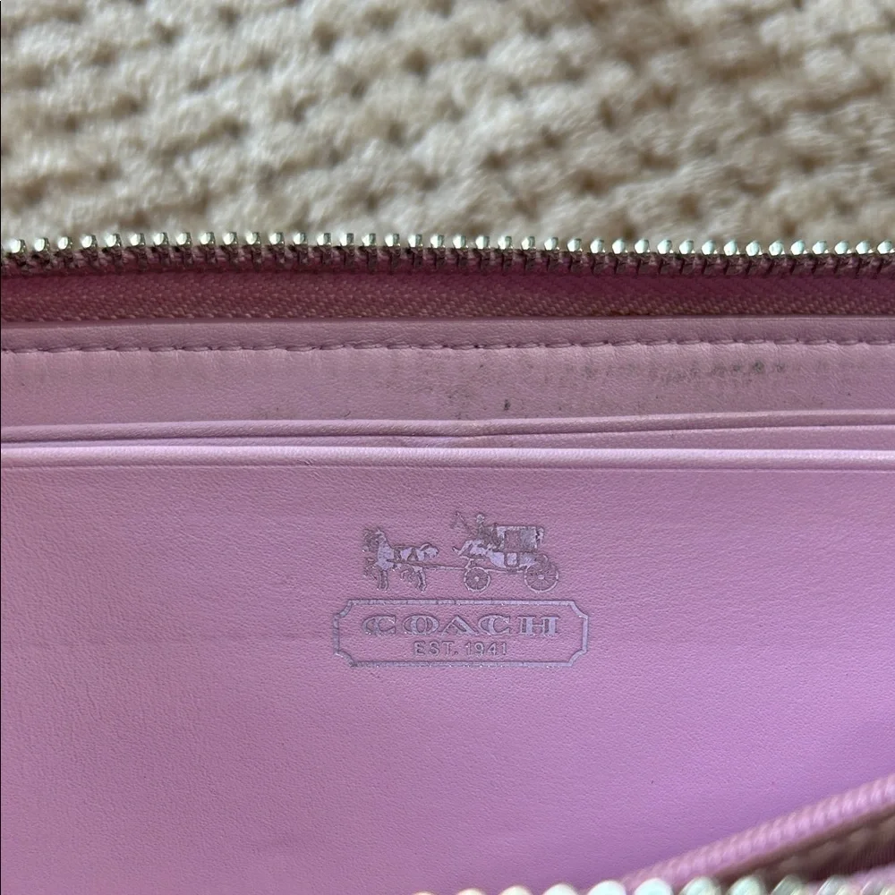Coach Waverly Zip Around Wallet - Picture 8 of 8